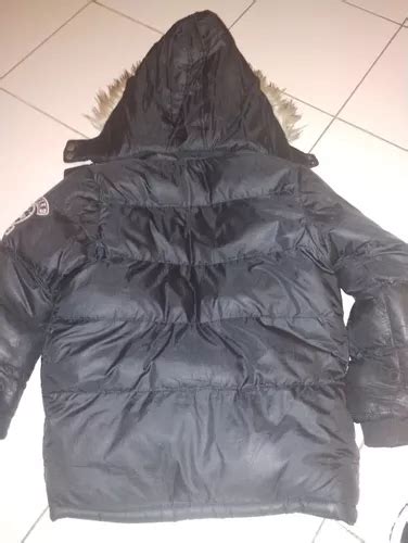 Campera Cheeky Talle Negra Con Corderito Inflable Impecabl En Venta