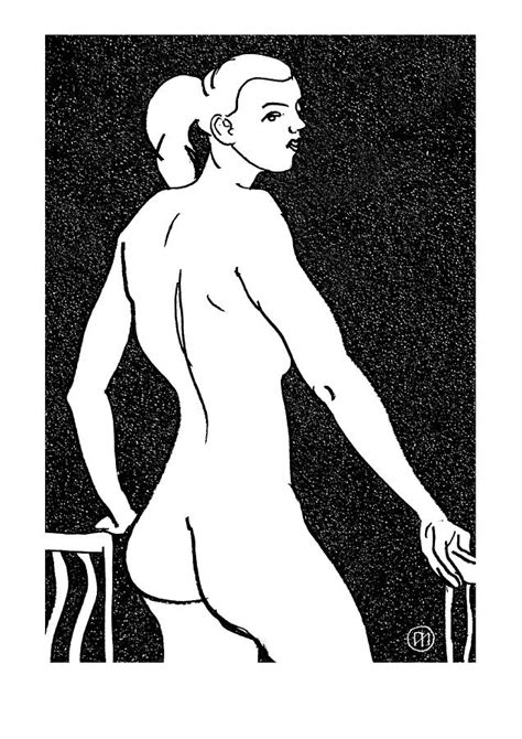 Nude Sketch Drawing By Leonid Petrushin Fine Art America