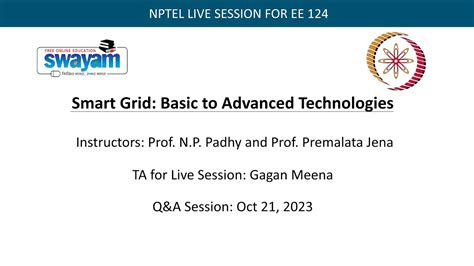 Smart Grid Basics To Advanced Technologies Week Q A Youtube