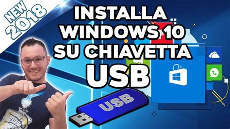 Come Caricare Windows 10 Su Pennetta USB2020 YouTube