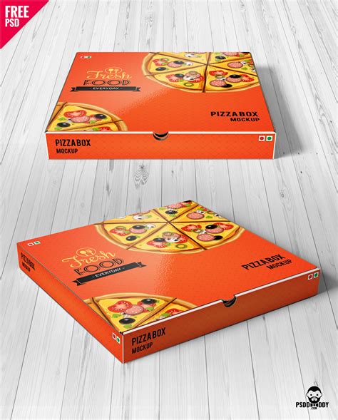 Pizza Box Mockup Free PSD On Behance