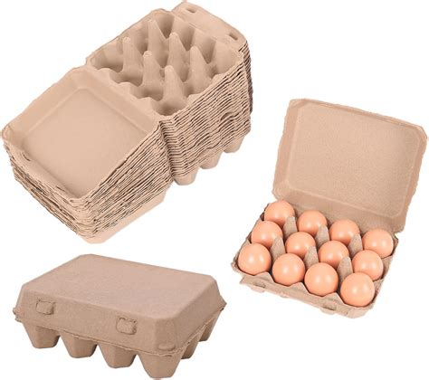 Amazon 25 Pack Egg Cartons Cheap Bulk 3x4 Style Egg Storage