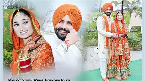 Navjot Singh Weds Jatinder Kaur Manjinder Studio M Youtube