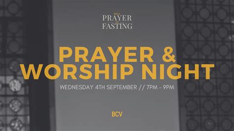 Prayer Worship Week Of Prayer Fasting Belfast City Vineyard