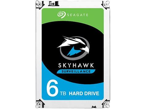 Seagate SkyHawk 6TB Surveillance Hard Drive 256MB Cache SATA 6.0Gb/s 3. ...