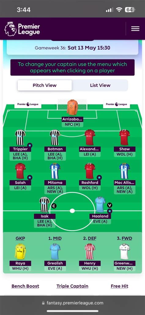 Fpl Team Selection Tips Gw36 Ffgeek Contributors Part 4