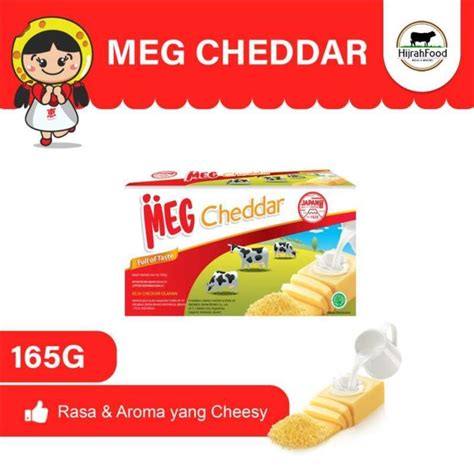 Jual MEG Cheese Cheddar Block Keju Cheddar Balok 165 Gr Di Seller