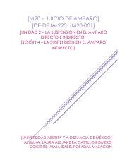 M20 U2 S4 LACR Pdf M20 JUICIO DE AMPARO DE DEJA 2201 M20 001