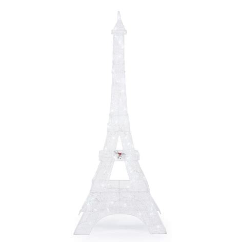 Home Accents Holiday 86 In LED Lighted Twinkling Eiffel Tower TY261