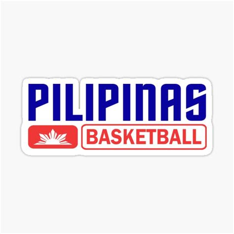 "Pilipinas Basketball T-Shirt, Gilas Philippines Tee Shirt" Sticker for ...