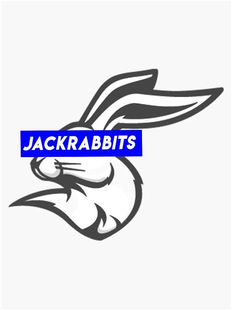 Jackrabbits Sticker For Sale By Ehelmich Redbubble