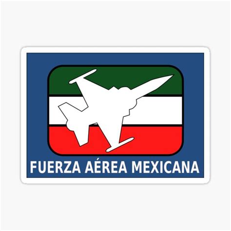 Logo Of The Mexican Air Force Sticker By Abbeyz Redbubble