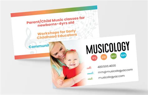 Musicology Business Card Design Jen Chapman Creative