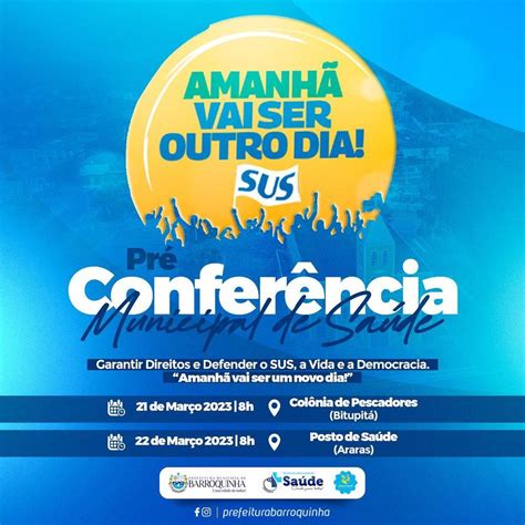 Pré Conferências Municipais De Saúde Prefeitura Municipal De Barroquinha