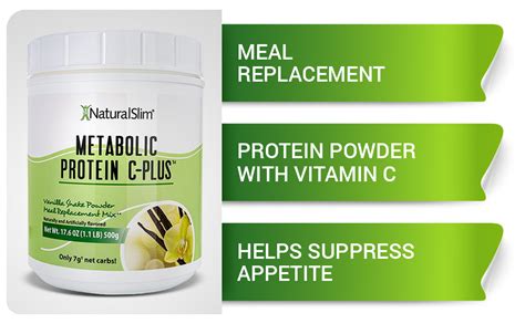 Naturalslim Vanilla Metabolic C Plus Protein Powder Meal