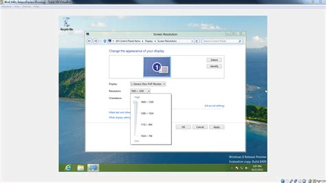 Windows 8 Screen Resolution In VirtualBox Super User