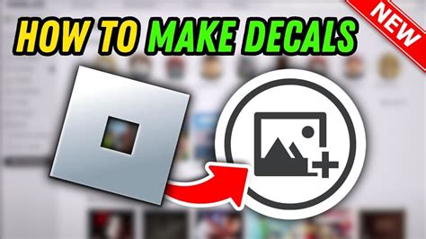 How To Make Decals In Roblox Youtube