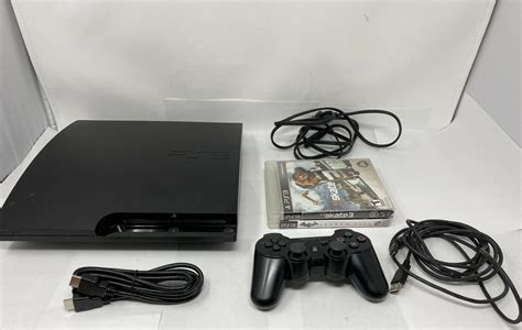 Supreme Sony PlayStation 3 Slim Black Console PS3 CECH 3001A