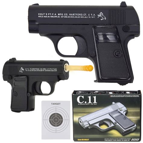 Pistolet C11 Metalowy Replika ASG Na Kulki Colt 9125828916