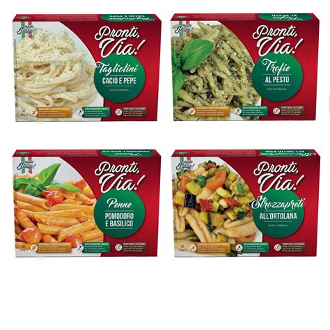 Pronti Via Kit Pasta Italiana 4 Confezioni Ricette Assortite Qvc