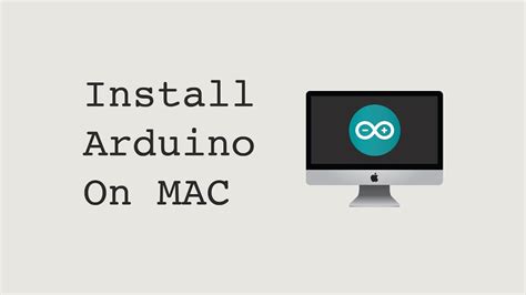 Setting Up The Arduino Ide On Mac Os Youtube