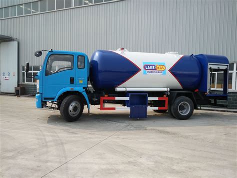 Dongfeng 4x2 10 Cubic Meters Lpg Cylinder Delivery Tank Truck From