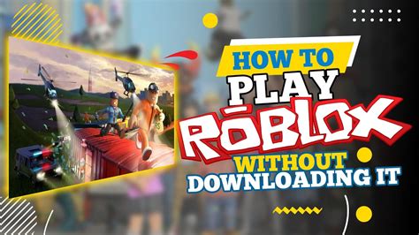 How To Play Roblox Without Downloading It 2024 Youtube