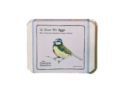 12 Blue Tit Eggs – The Chocolate Detective