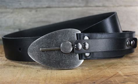 AGED EXCALIBUR WITH BLACK LEATHER 90 00 Handmade Leather Belt