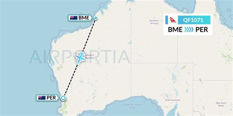 QF1071 Flight Status Qantas Broome To Perth QFA1071