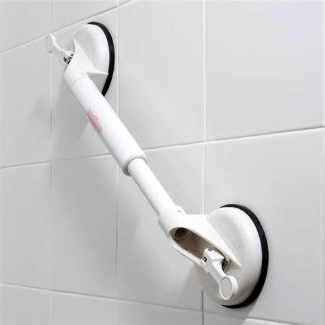 Drive Adjustable Suction Cup Grab Bar Bathroom Safety Aid Support