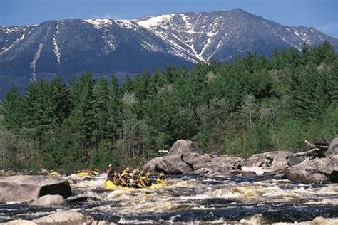 White Water Rafting On The Penobscot River Maine Adventure Resort