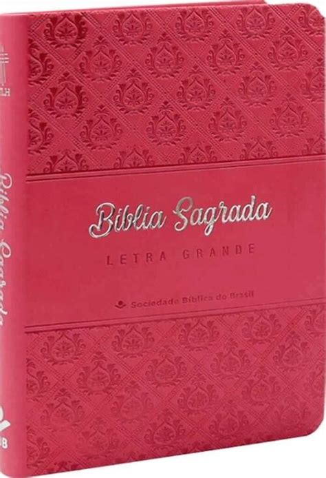 Comprar B Blia Sagrada Ntlh Letra Grande Capa Pink Acabamento