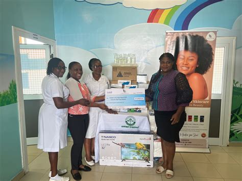 Curves And Brushes Donates Cash And Medical Items To Korle Bu S