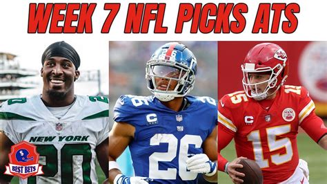 Nfl Week 7 Predictions And Picks Ats Best Bets Youtube