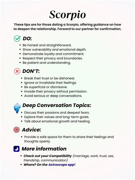 Delve Into The Intense World Of A Scorpio Partner With Astroscope App