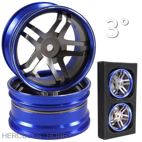 6061 Aluminum Alloy CNC Machined RC Wheels 1 10 For Cars Drift Touring