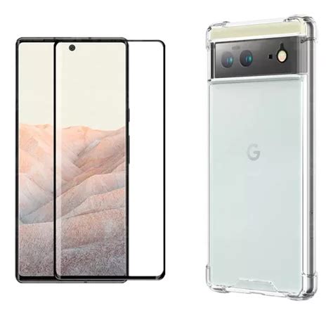 Kit Vidrio Templado Estuche Para Google Pixel 6 Cuotas sin interés