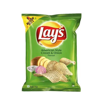 Lay's Potato Chips - Cream & Onion, 28g - BGStores