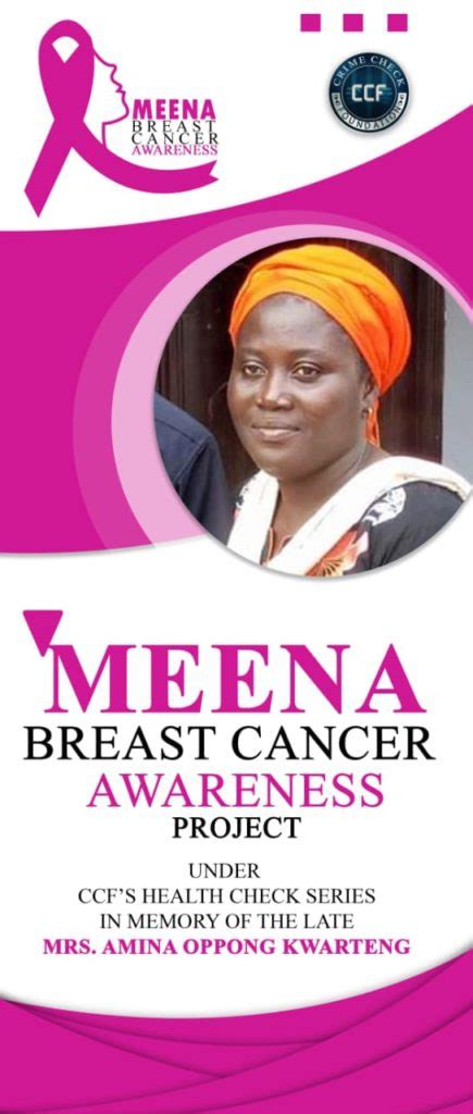 Crime Check Launches Meena Breast Cancer Awareness Project Photos