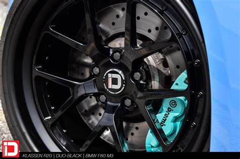 BMW M3 F80 Blue Klassen ID R20 Wheel Front