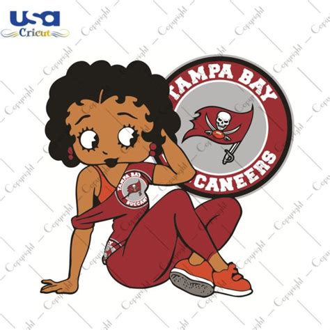 Tampa Bay Buccaneers Betty Boop Sport Gift Diy Crafts Svg Files For