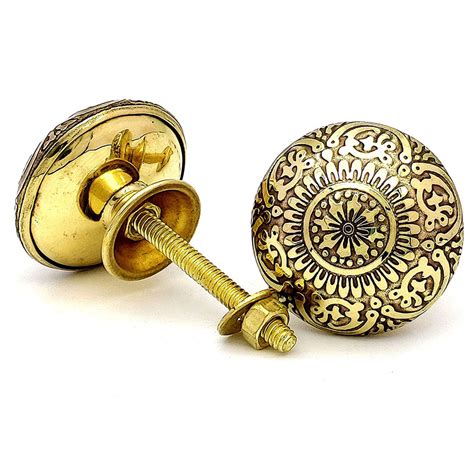 Brass Door Knobs/Drawer Pulls Dresser Door Knobs/Pull Hardware Vintage ...