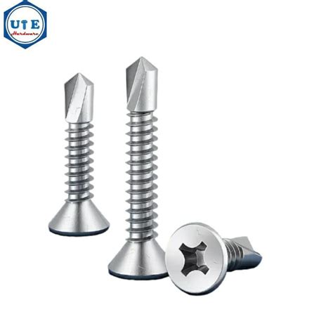 Stainless Steel Screw Countersunk Cross Recess Drives Self Tapping