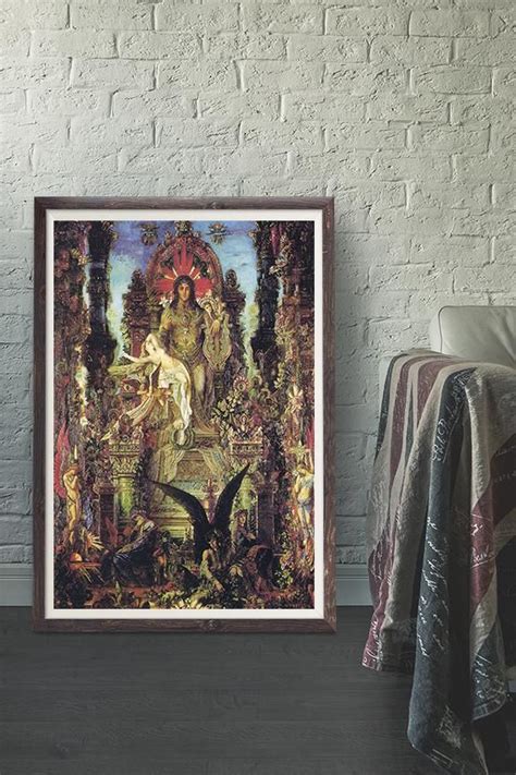 Gustave Moreau Jupiter And Semele Vintage Wall Art Print