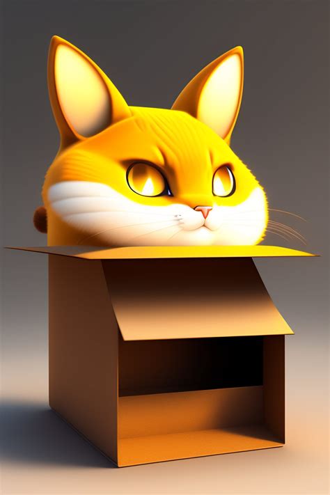 Lexica Shape And Structure Of Cardboard Box An Egyptian Cat With Its