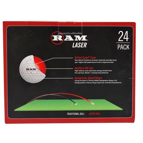 RAM Laser Golf Balls - Sweatband.com