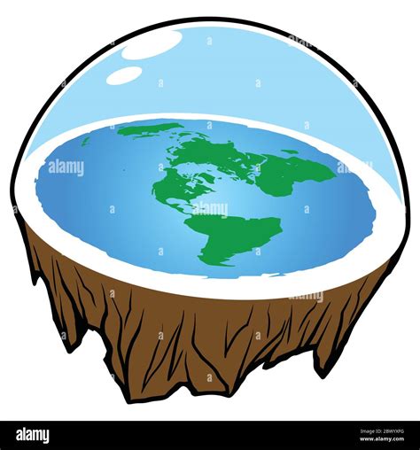 Flat Earth Drawing