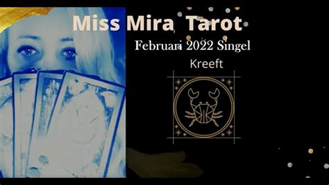 Kreeft Singel Februari Miss Mira Tarot Youtube