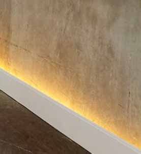 Светодиодная подсветка пола: плинтус с подсветкой (молдинги и галтели)